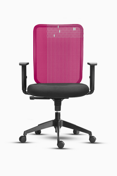 Pink ergonomic online chair