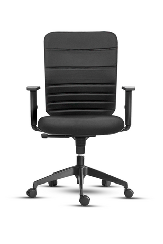 Worldtag Classic Black Tech Leather Chair
