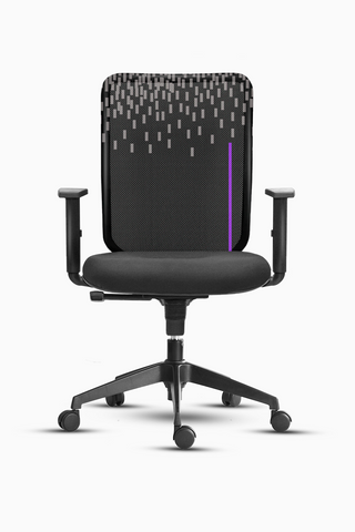 Indigo Blue Raindrops Chair