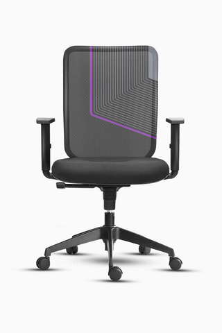 Iris Purple Rhythm Linea Chair