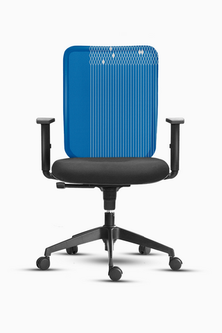 Lake Blue Solitaire Chair