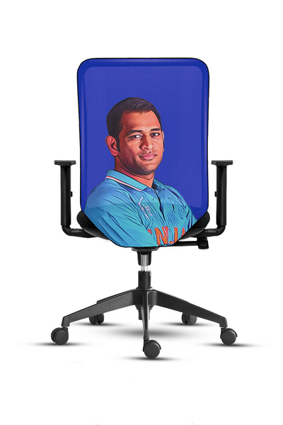 MS Dhoni Worldtag FanArt Design Chair