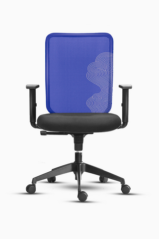 Royal Blue Reindeer Chair
