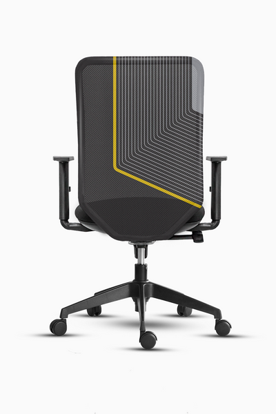 Candlelight Orange Rhythm Linea Chair