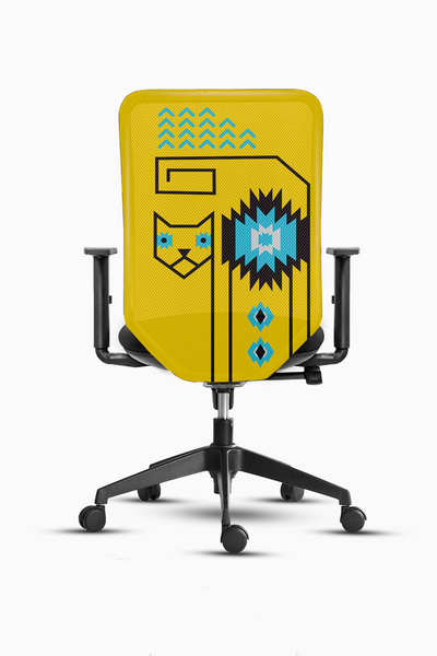 Golden Yellow Cat Chair