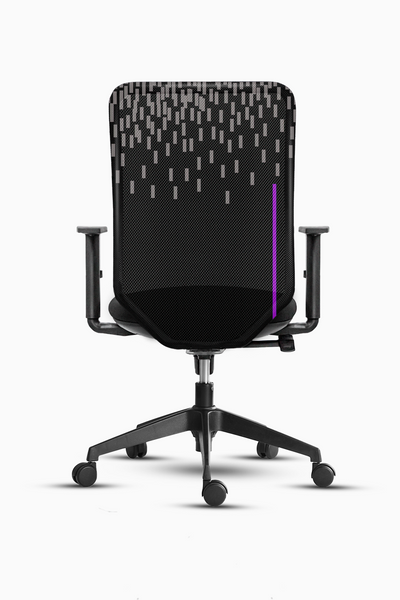 Indigo Blue Raindrops Chair