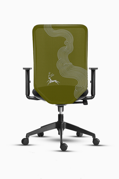 Moss Green Reindeer Chair